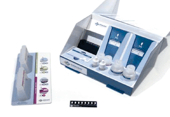 Imagen: Kit de diagnóstico múltiplex HemoFish para los cultivos de sangre (Fotografía cortesía de miacom diagnostics).